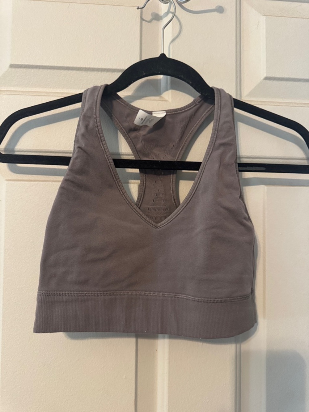 lululemon athletica V-Neck Racerback Sports Bra - Taupe